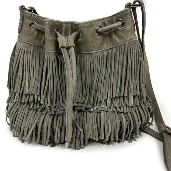 Sam Edelman Fifi Fringed Mini Bucket Crossbody - Picture 3 of 15